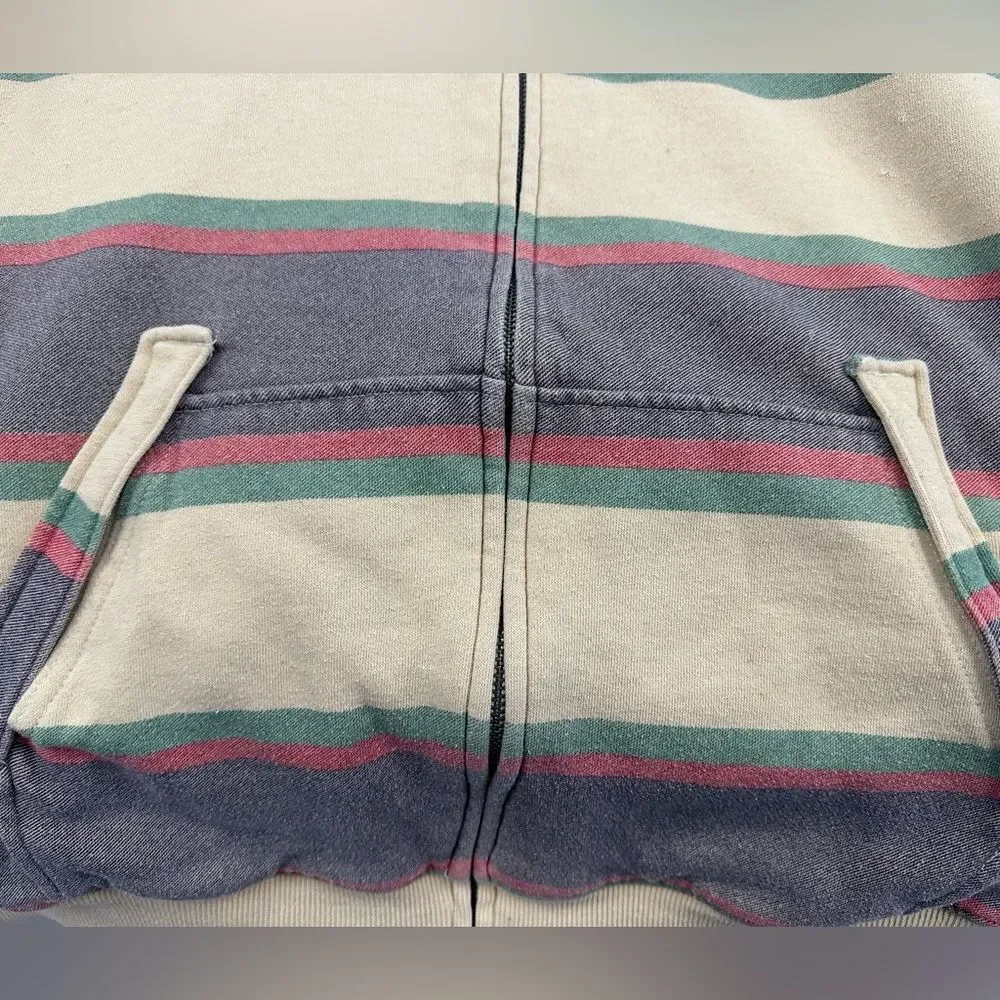Burton Multicolor Striped Hoodie Men’s Size Large